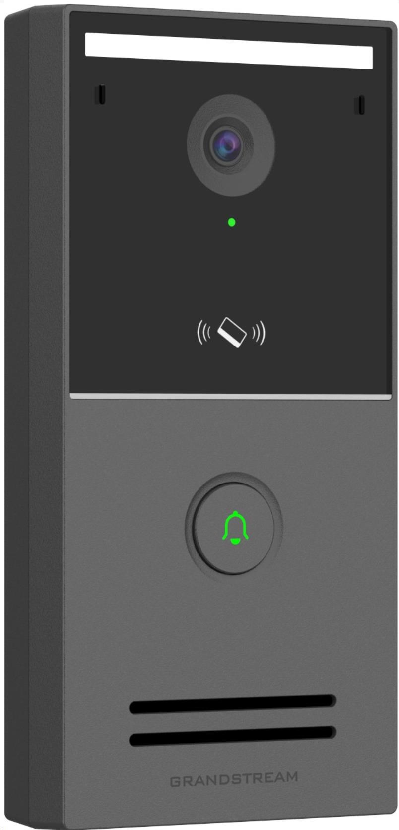 Grandstream GDS3727 dveřní video interkom,  bluetooth,  kamera 4Mpx,  Poe,  IP66,  IK07,  Wi-fi,  plast1 