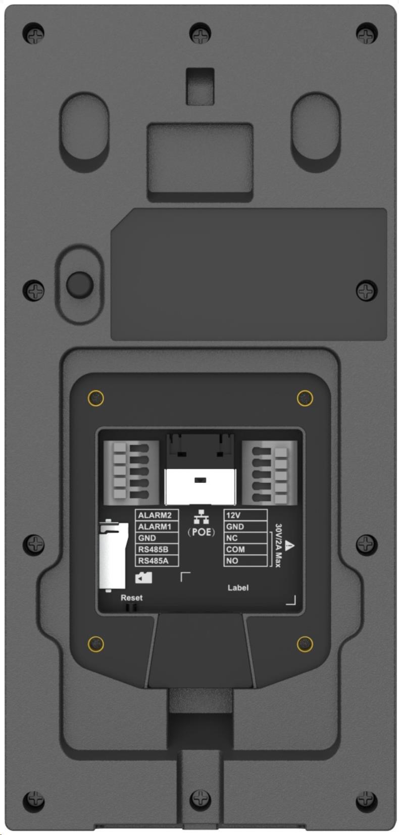 Grandstream GDS3727 dveřní video interkom,  bluetooth,  kamera 4Mpx,  Poe,  IP66,  IK07,  Wi-fi,  plast0 