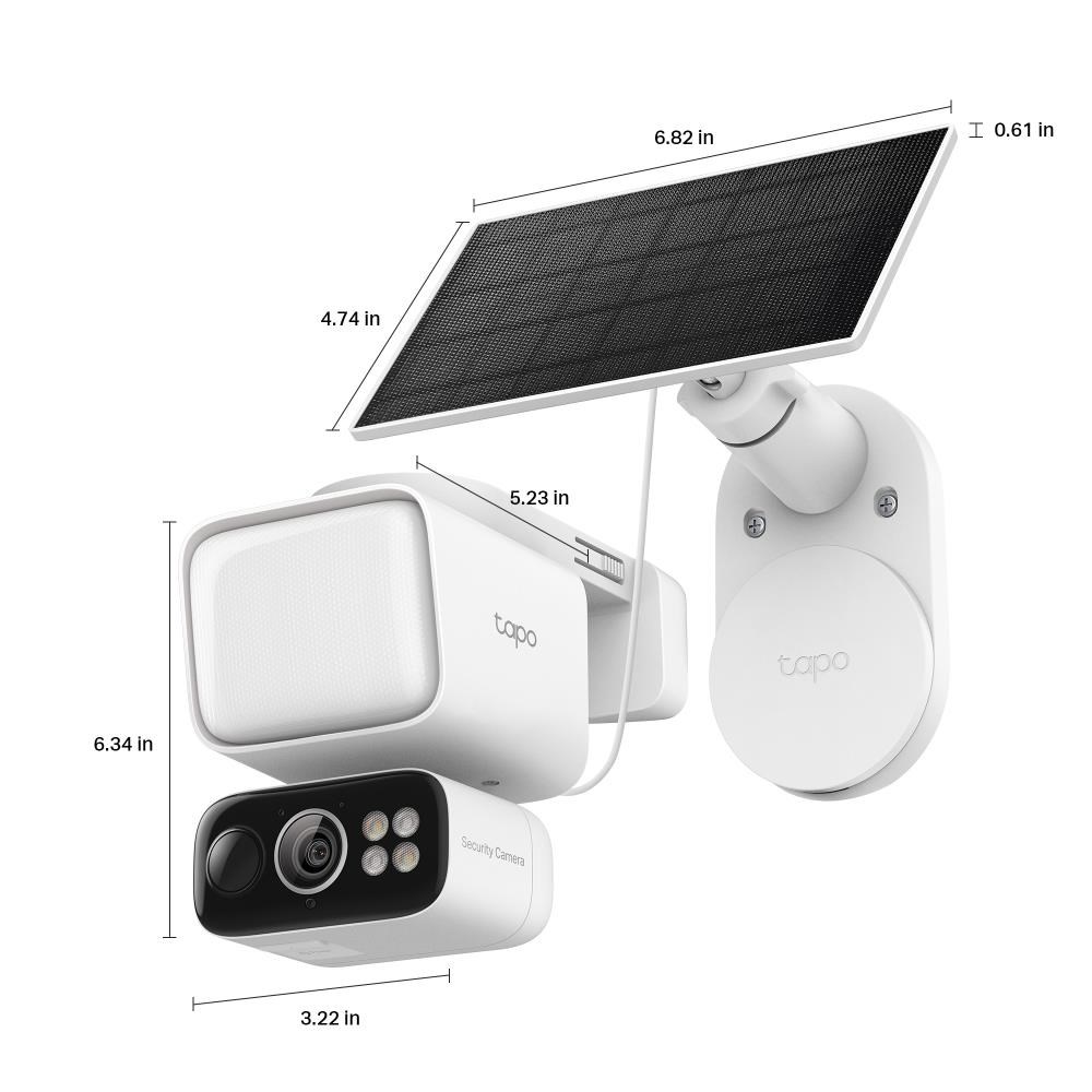 TP-Link Tapo C615F KIT venkovní kamera se světlometem,  solární panel (3MP,  2K,  1296p,  IR,  WiFi,  micro SD card,  IP65)2 