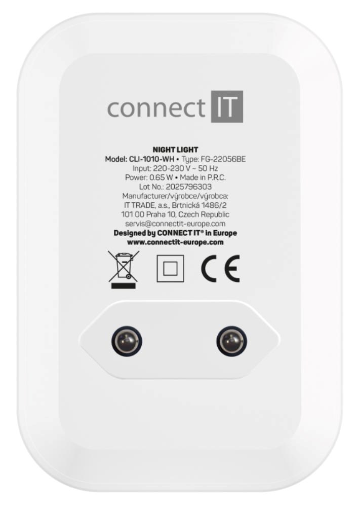 CONNECT IT Noční LED světlo Sparkle 1,  teplé světlo,  bílá4 