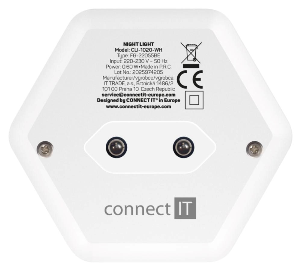 CONNECT IT Noční LED světlo Sparkle 2,  teplé světlo,  bílá4 