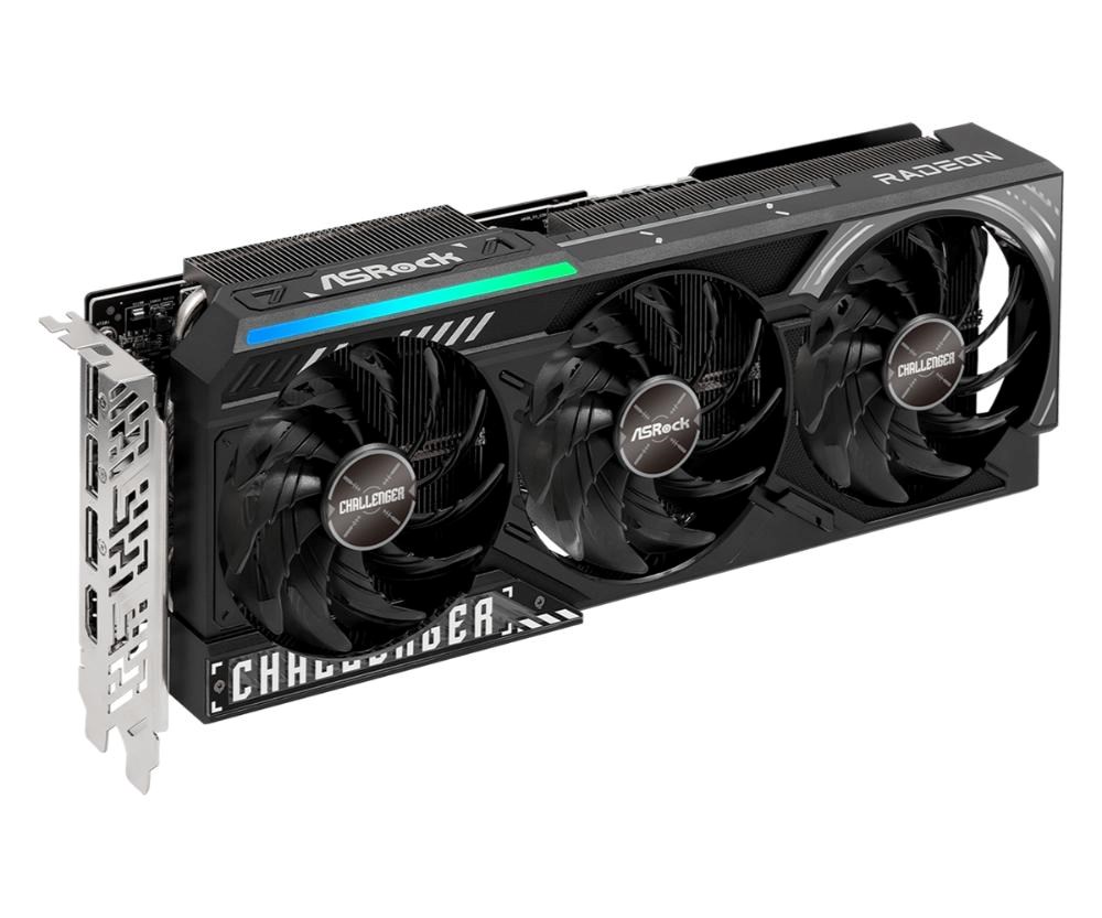 ASRock VGA AMD Radeon RX 9070 XT Challenger 16GB,  RX 9070 XT,  16GB GDDR6,  3xDP,  1x HDMI2 
