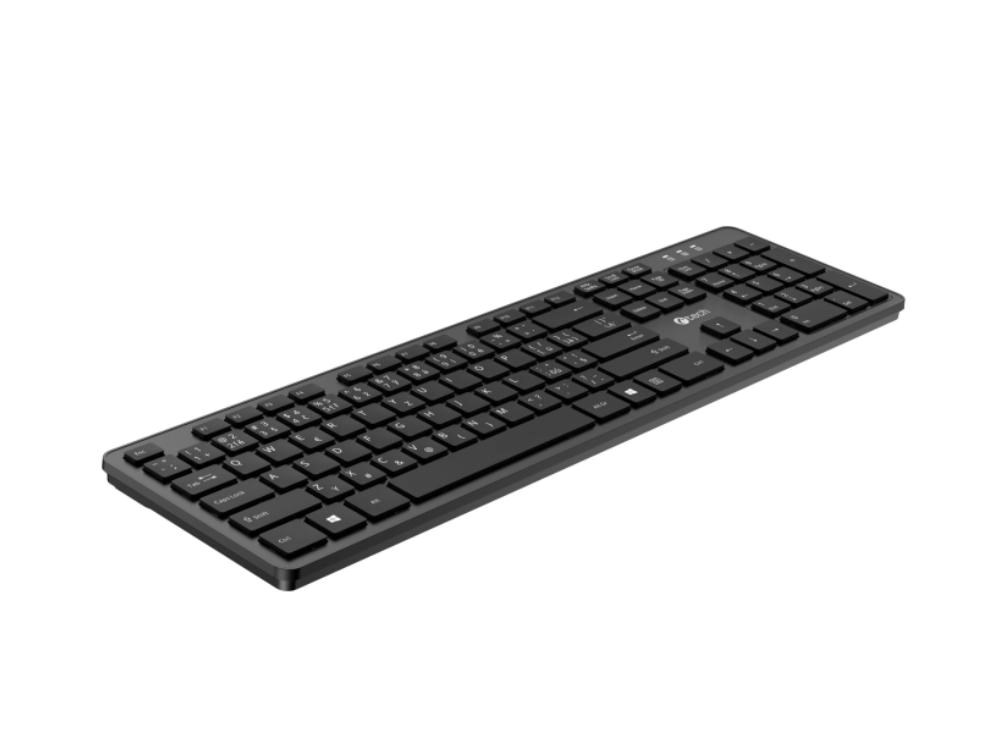 C-TECH Klávesnice KB-115,  bezdrátová 2.4Ghz,  slim,  CZ/ SK0 