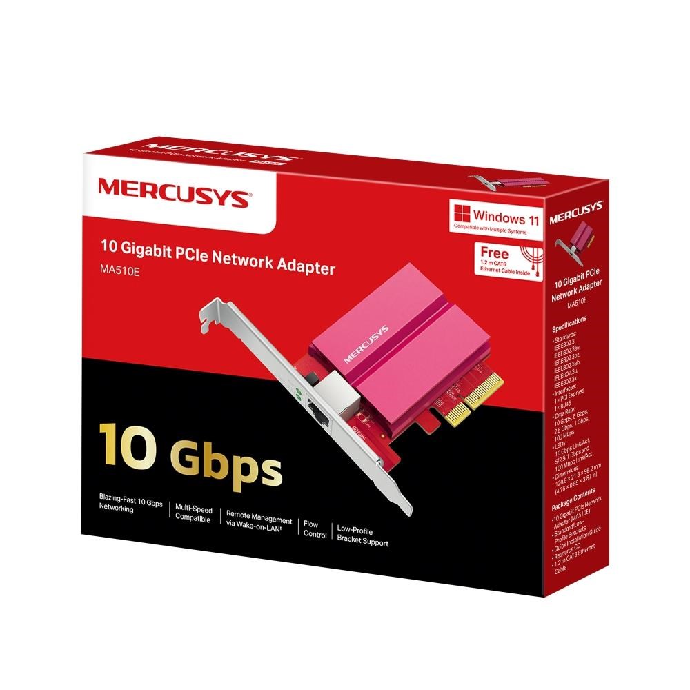 MERCUSYS MA510E Síťová karta 10GbE (1x10GbE, 1xPCIe3.0)3 