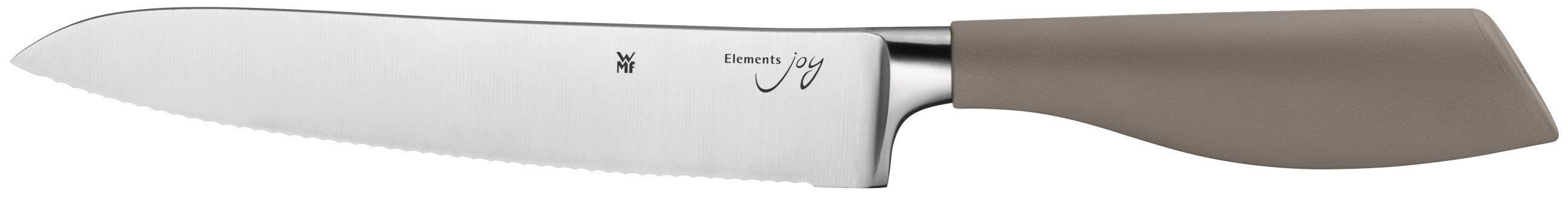 WMF Elements blok s noži,  nůž šéfkuchaře 13 cm,  nůž na přípravu 15 cm,  víceúčelový nůž,  speciální nerezová ocel4 