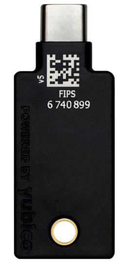 YubiKey 5C NFC FIPS - USB-C,  single-factor, 2FA, multi-factor, FIDO2, U2F, OTP, OpenPGP, Smartcard0 
