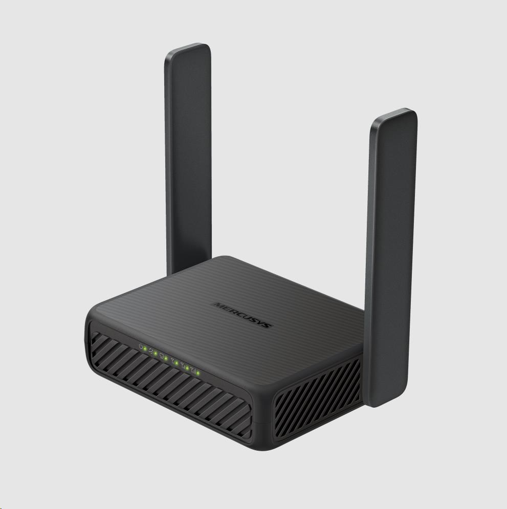 Mercusys MB113-4G WiFi4 router (N300,  4G LTE,  2, 4GHz,  1x100Mb/ s LAN/ WAN, 1x100Mb/ s LAN, 1xnanoSIM)0 