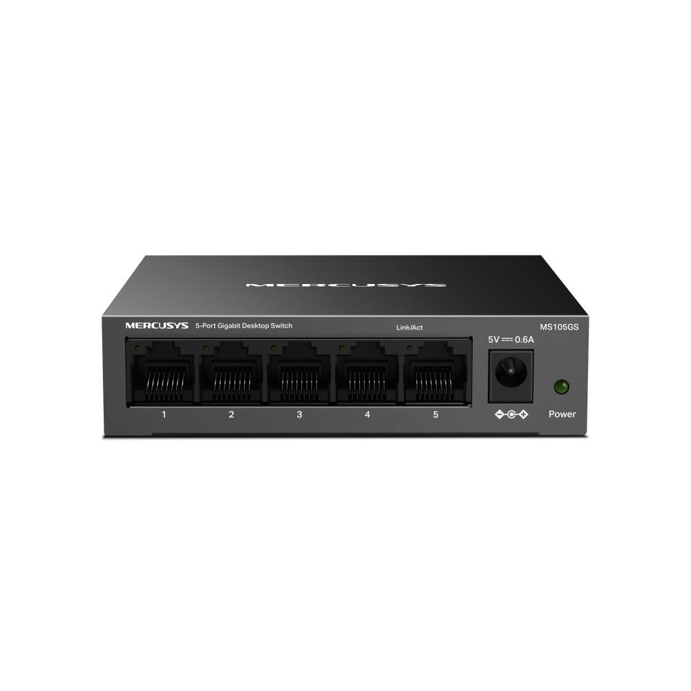 MERCUSYS switch MS105GS (5xGbE,  fanless)0 