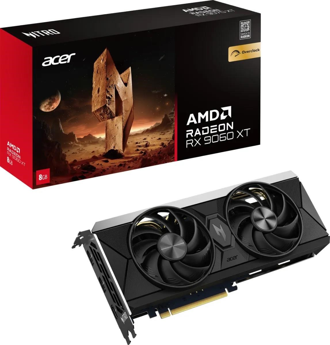 ACER Grafická karta AMD AN RX9060XT 8G OC0 