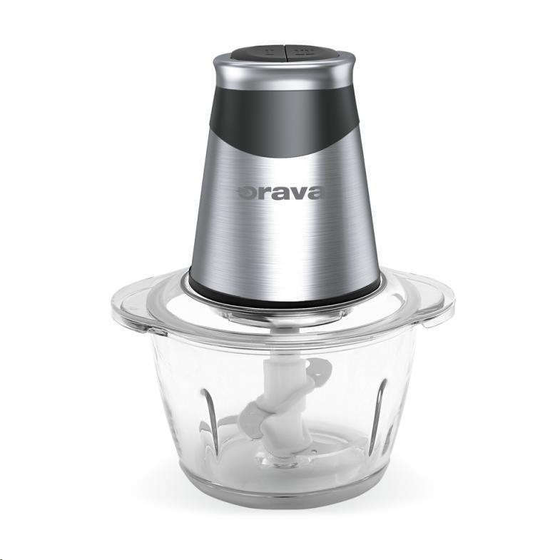 Orava SE-302 sekáček pro sekání ovoce,  zeleniny,  masa,  400-500 W,  80 dB,  2 rychlosti,  1.2 l,  nerezový sekací nůž0 