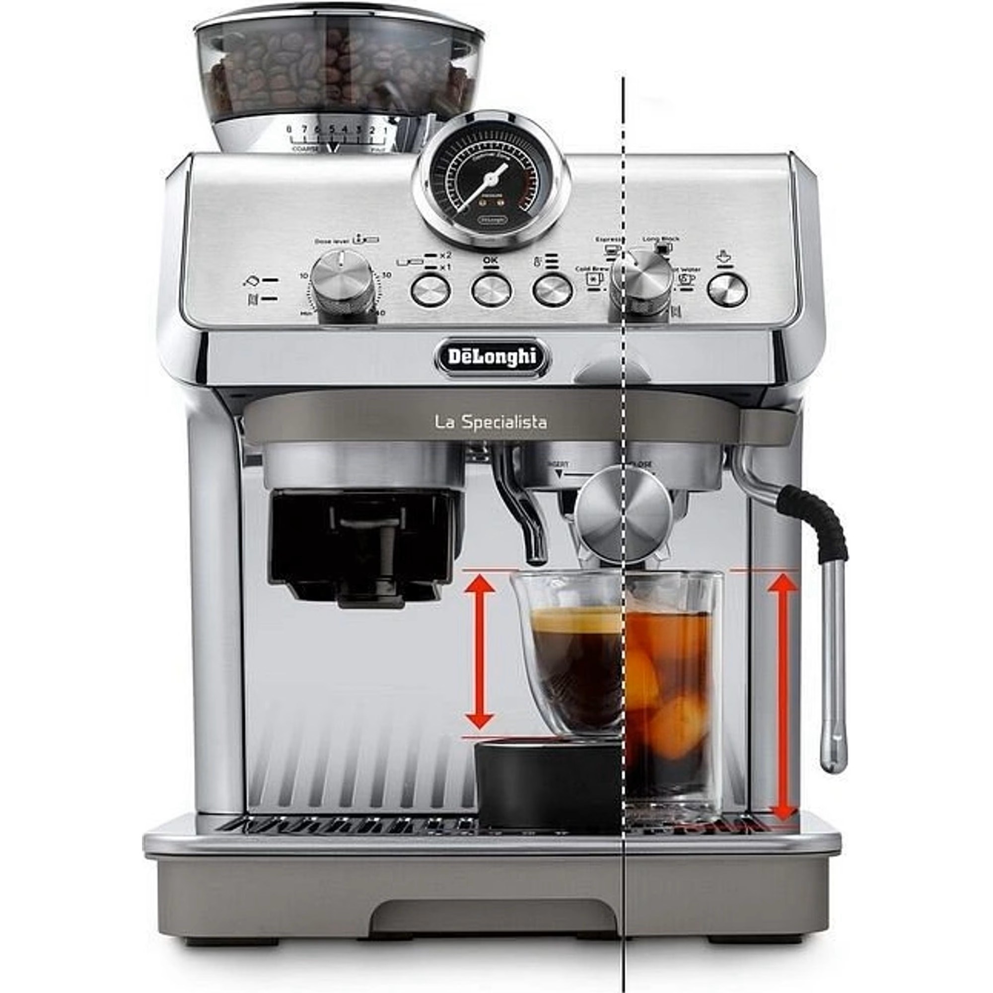 De"Longhi La Specialista Arte Evo EC9255.M pákový kávovar,  stříbrná0 