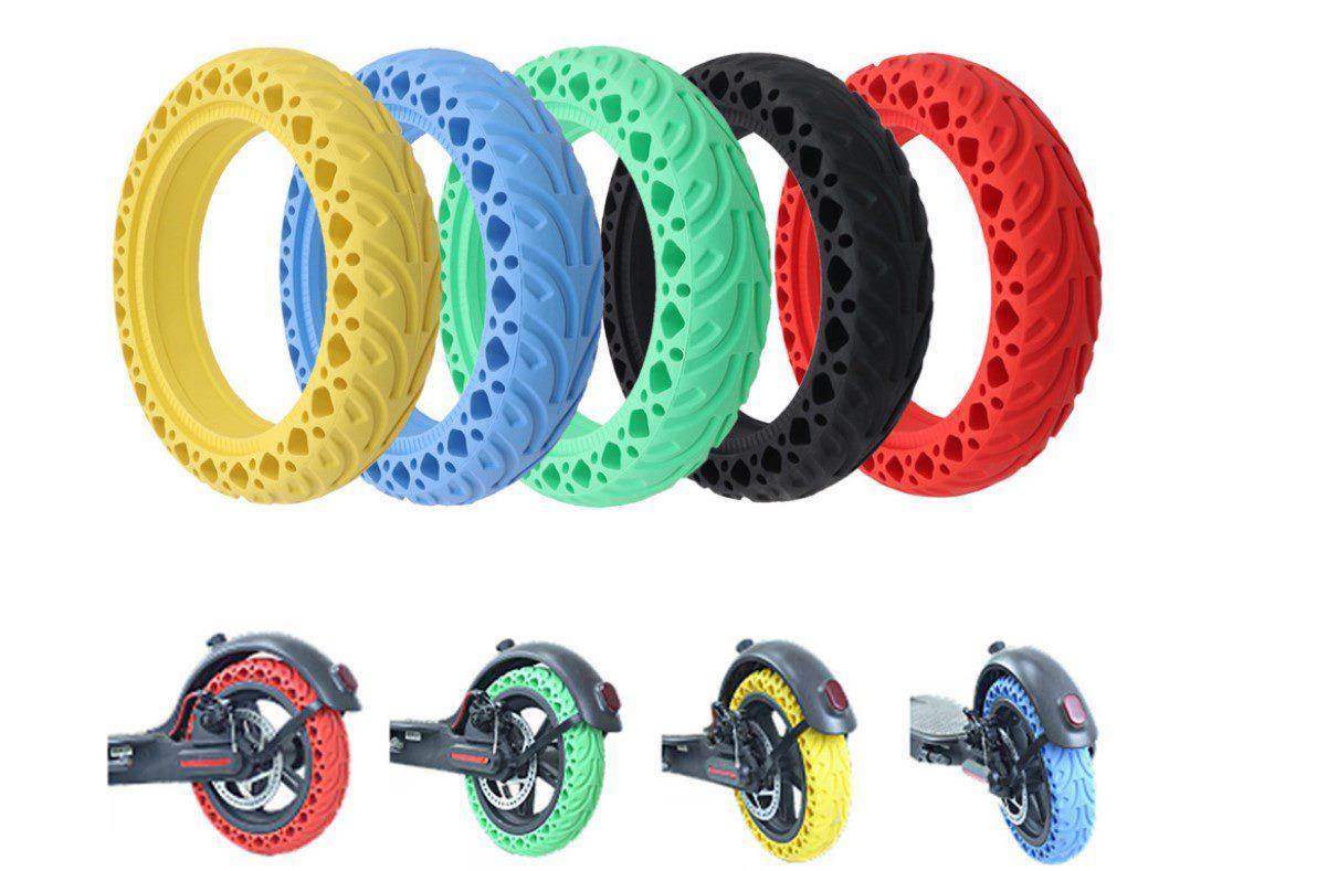 Bezdušová pneumatika pro Xiaomi Scooter žlutá (Bulk)4 