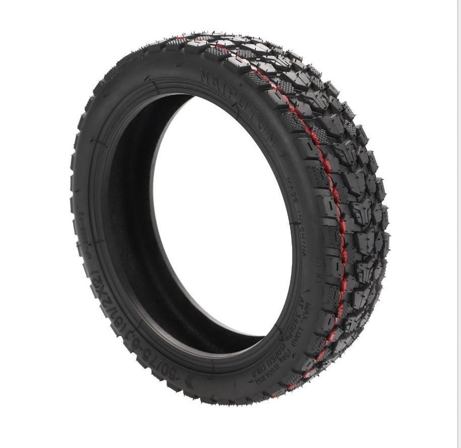 RhinoTech Bezdušová pneumatika s hlubokým vzorkem a ventilkem pro Scooter 8.5x2,  černá3 