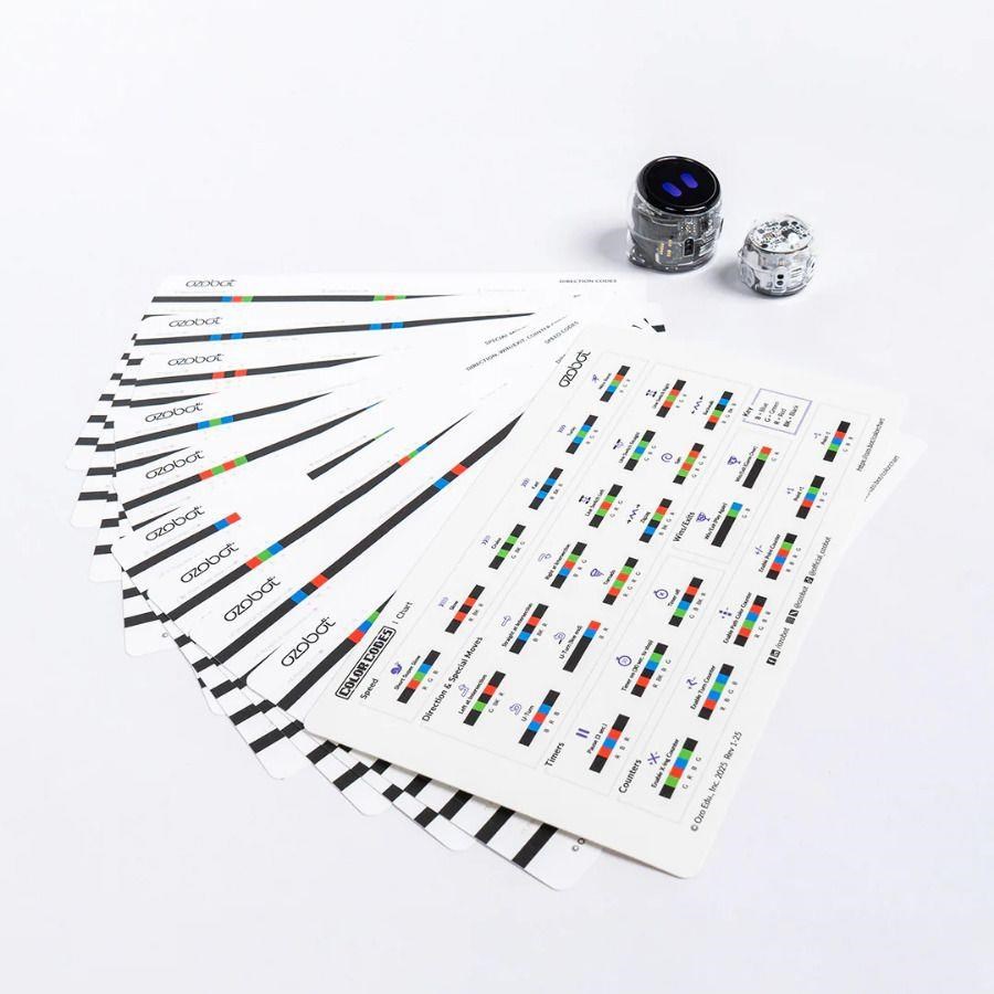 Ozobot samolepky s barevnými kódy3 