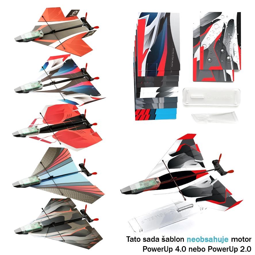 PowerUp Sada šablon a stojánku pro Airframe 2.0/ 4.02 