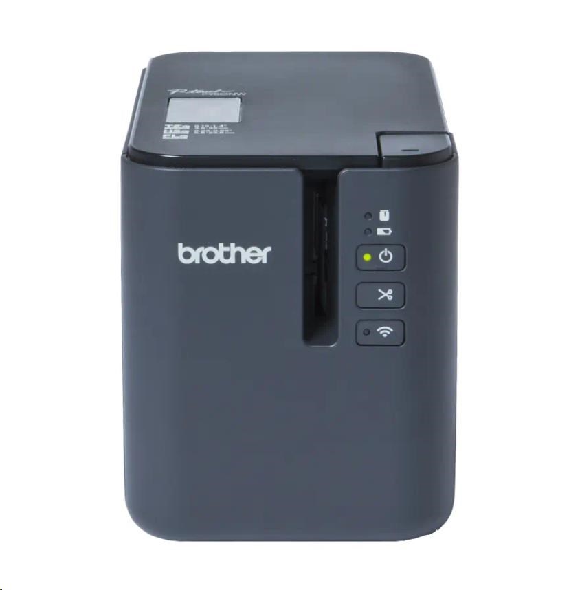 BAZAR - BROTHER tiskárna štítků PT-P950NW - 36mm,  pásky TZe,  WIFI,  Profesionální PC Tiskárna Štítků - Poškozený obal (Ko0 