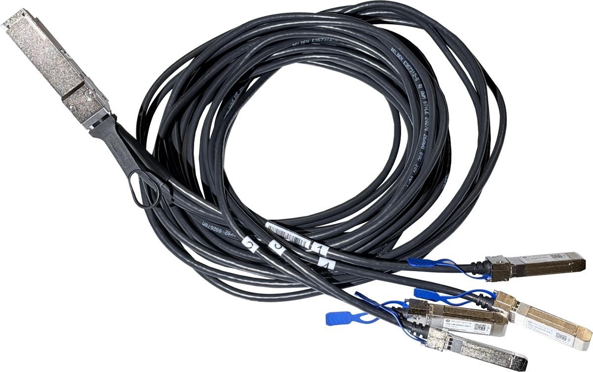 MikroTik DQ+BC0003-DS+, QSFP56 break-out cable