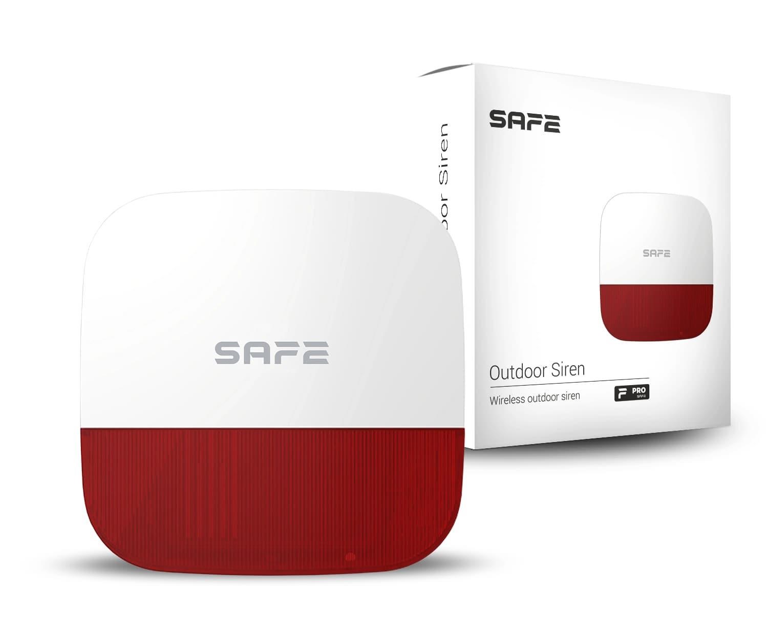 Safe Bezdrátová venkovní siréna SAFE381403 