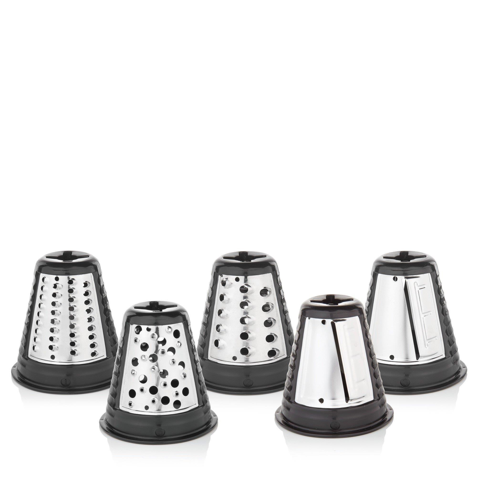BAZAR - WMF KITCHENminis Salad-to-go struhadlo,  150 W,  nerezová ocel,  krájecí nástavce - Poškozený obal (Komplet)3 
