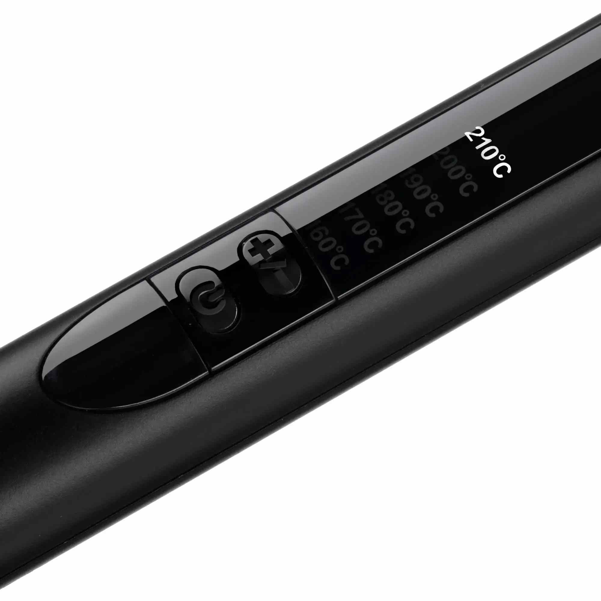 BaByliss C449E kulma na vlasy,  kónická,  6 teplot,  studený hrot a klipsy,  černá1 