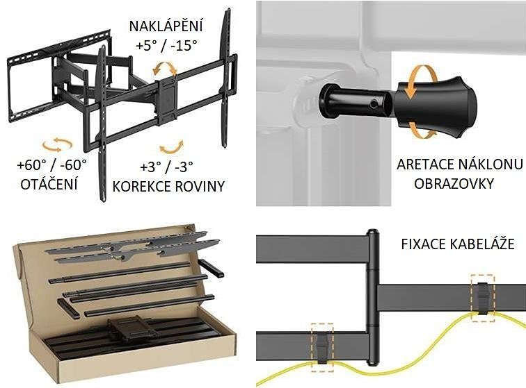 Tv držák Fiber Mounts Fm99
1 