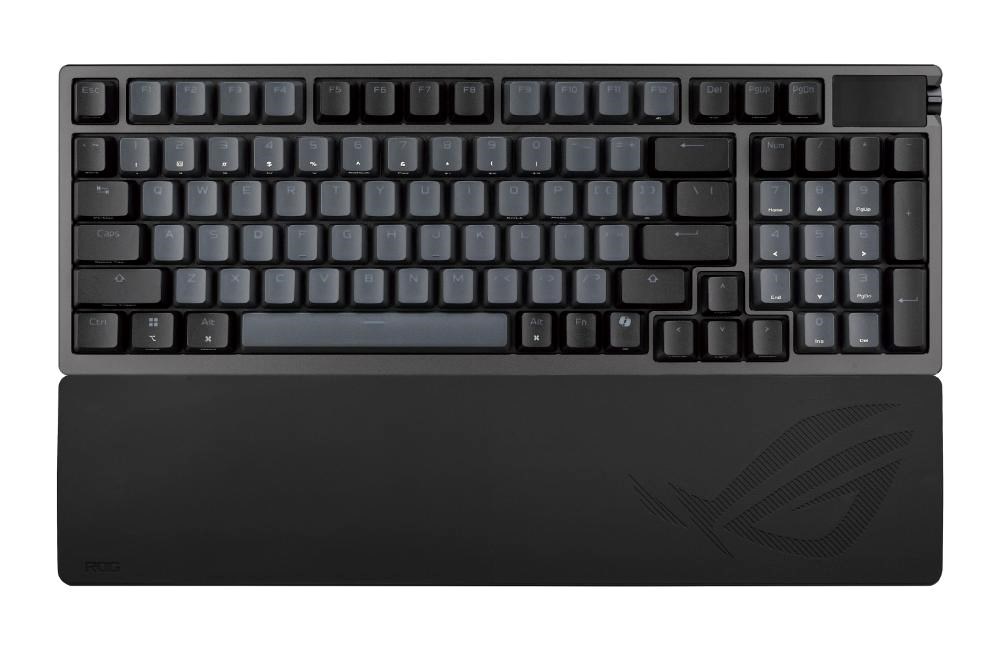 ASUS klávesnice ROG Azoth 96 HE,  Mechanická,  Bezdrátová,  BT,  RF 2.4GHz,  US,  černá3 