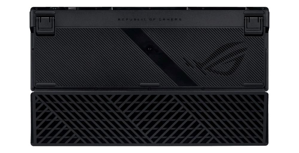 ASUS klávesnice ROG Azoth 96 HE,  Mechanická,  Bezdrátová,  BT,  RF 2.4GHz,  CZ/ SK,  černá4 