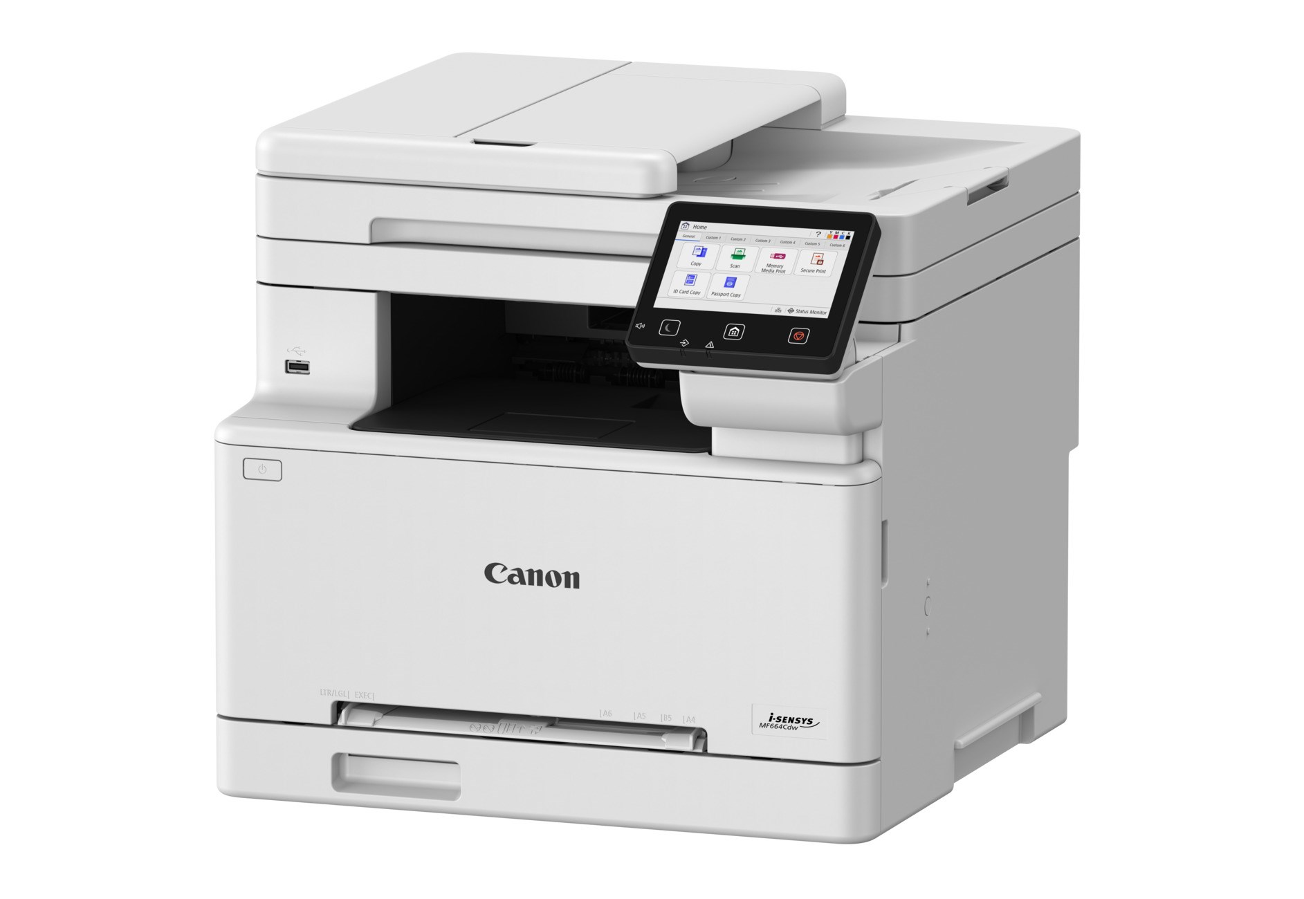 BAZAR - Canon i-SENSYS MF664Cdw barevná,  MF (tisk,  kopírka,  sken),  duplex,  DADF,  USB,  LAN,  Wi-Fi - Poškozený obal (Kompl1 