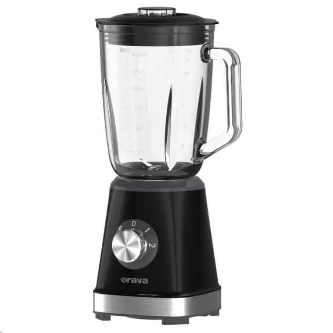 Orava Smoothie mixér,  500 W,  1, 5l skleněná nádoba,  nerezový 4-čepelový nůž,  2 rychlosti,  funkce Pulse2 