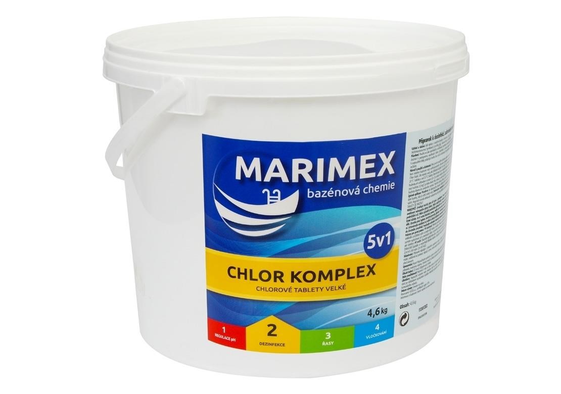 Marimex Komplex 5v1 4, 6 kg - bazénová chemie - DEZINFEKCE1 