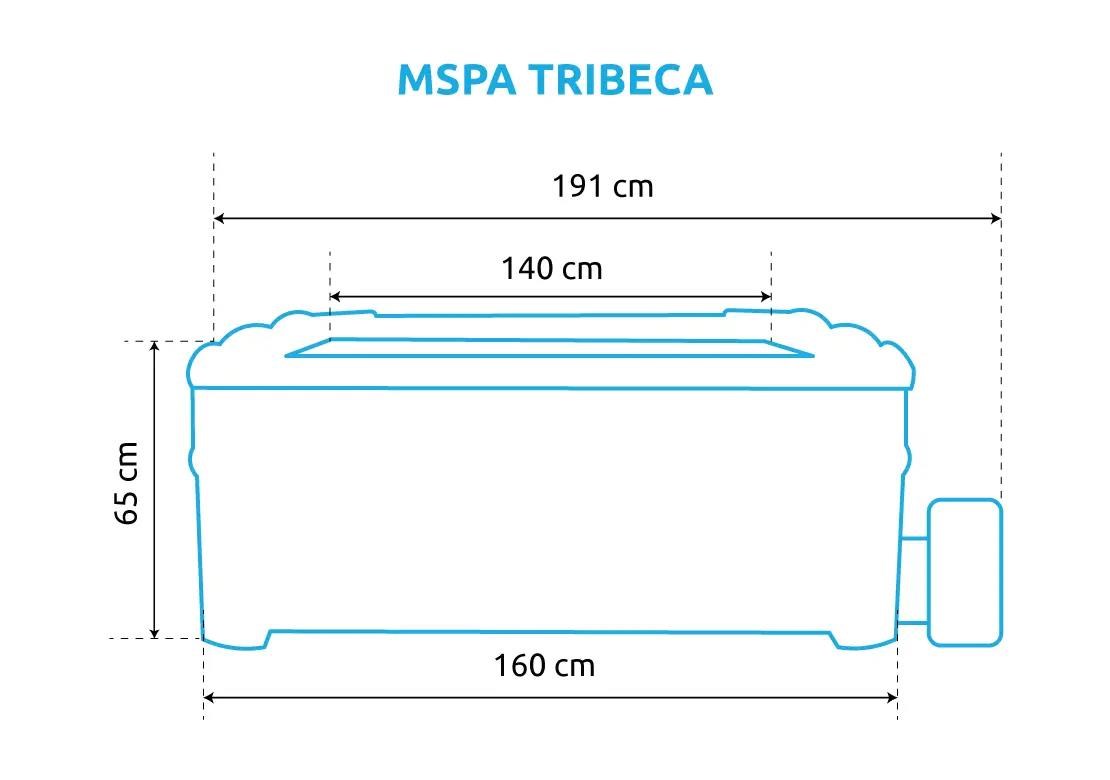 Marimex bazén vířivý MSPA Tribeca F-TR062W (+ izolační vrstva 2026)3 