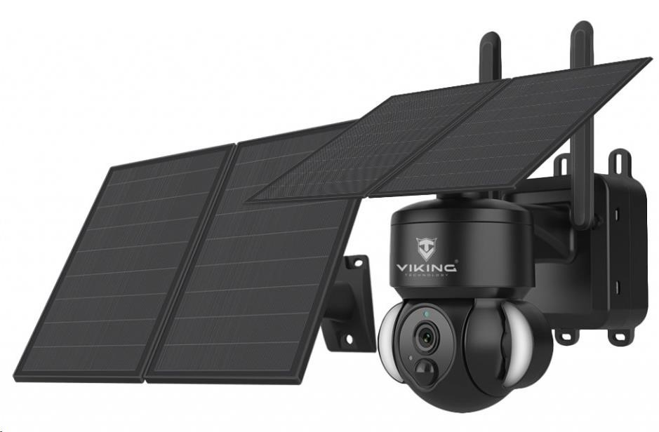 Viking solární outdoorová HD kamera HDs02 4G,  černá0 