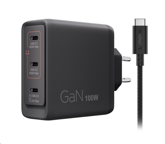 LENOVO Multi-port USB-C 100W GaN Charger1 