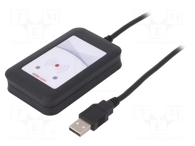 Elatec RFID čtečka TWN4 black,  USB,  125kHz + 13.56MHz0 