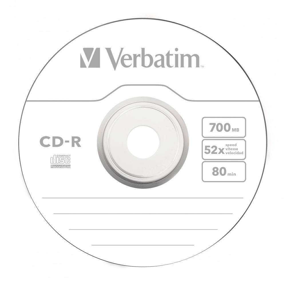 VERBATIM CD-R (50-pack)Wrap/ Extra Protection/ 52x/ 700MB4 