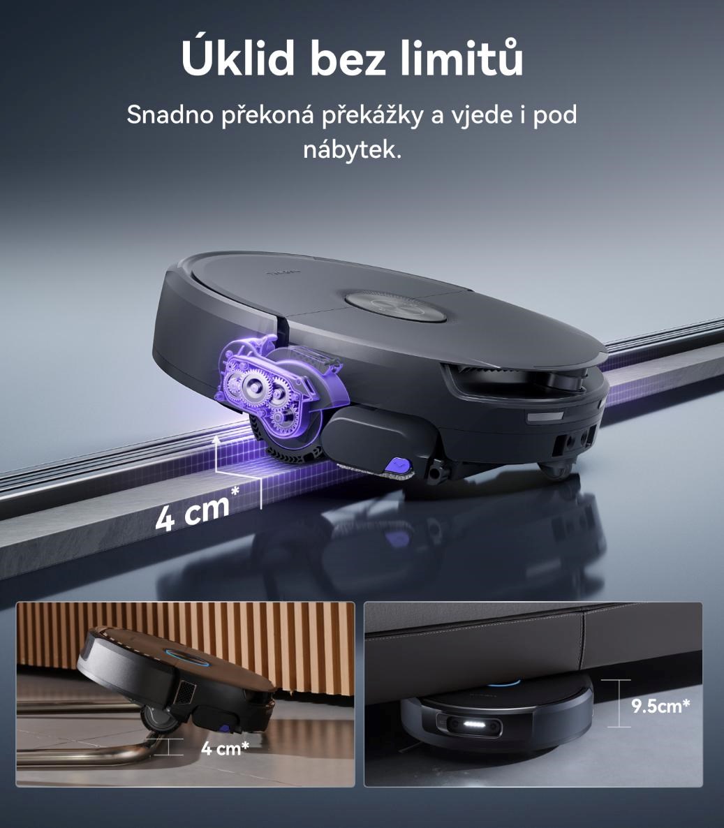 Narwal Flow2 compact station - AI robotický vysavač s pásovým mopem a samočistící stanicí s napojením na odpad11 