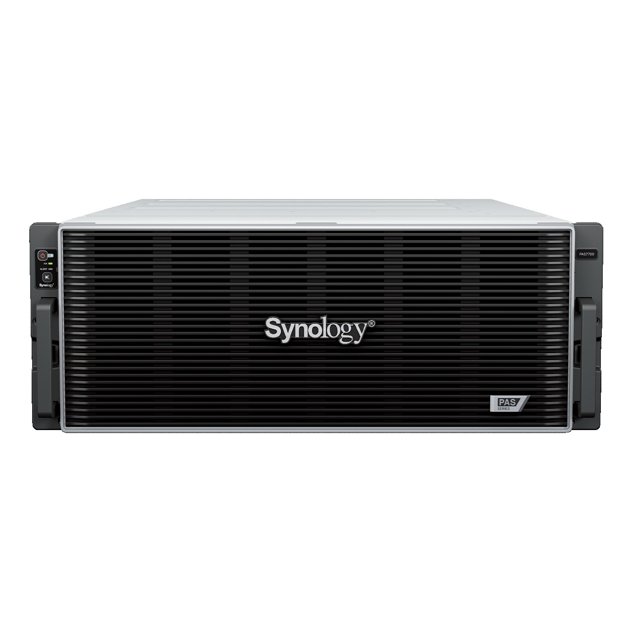 Synology PAS7700 Parallel Active (2x24C/ AMDEPYC7443P/ 2, 85-4, 0GHz/ 64GBRAM/ 48xU.3/ 1xGbE/ 2x10GbE/ 3xPCIe/ 1xOOB/ 7xminiSAS/ RP)0 