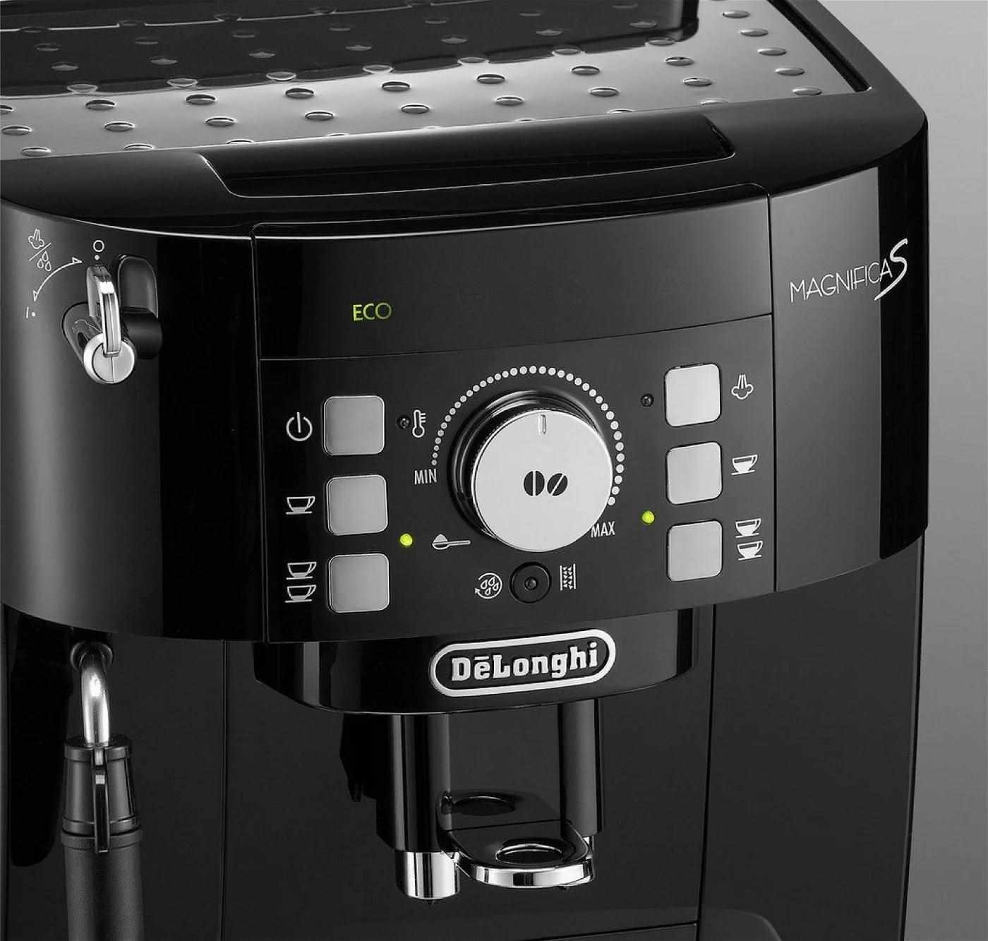 DeLonghi ECAM 21.117.B automatický kávovar,  15 bar,  vestavěný mlýnek,  dva šálky najednou,  tryska na páru,  černý3 