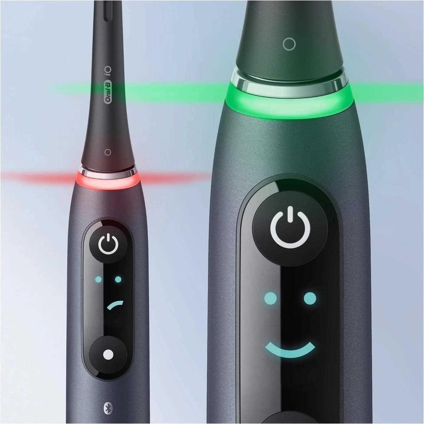 Oral-B iO Series 9 Black Onyx elektrický zubní kartáček,  magnetický,  senzor tlaku,  7 režimů,  OLED displej,  AI,  černý4 
