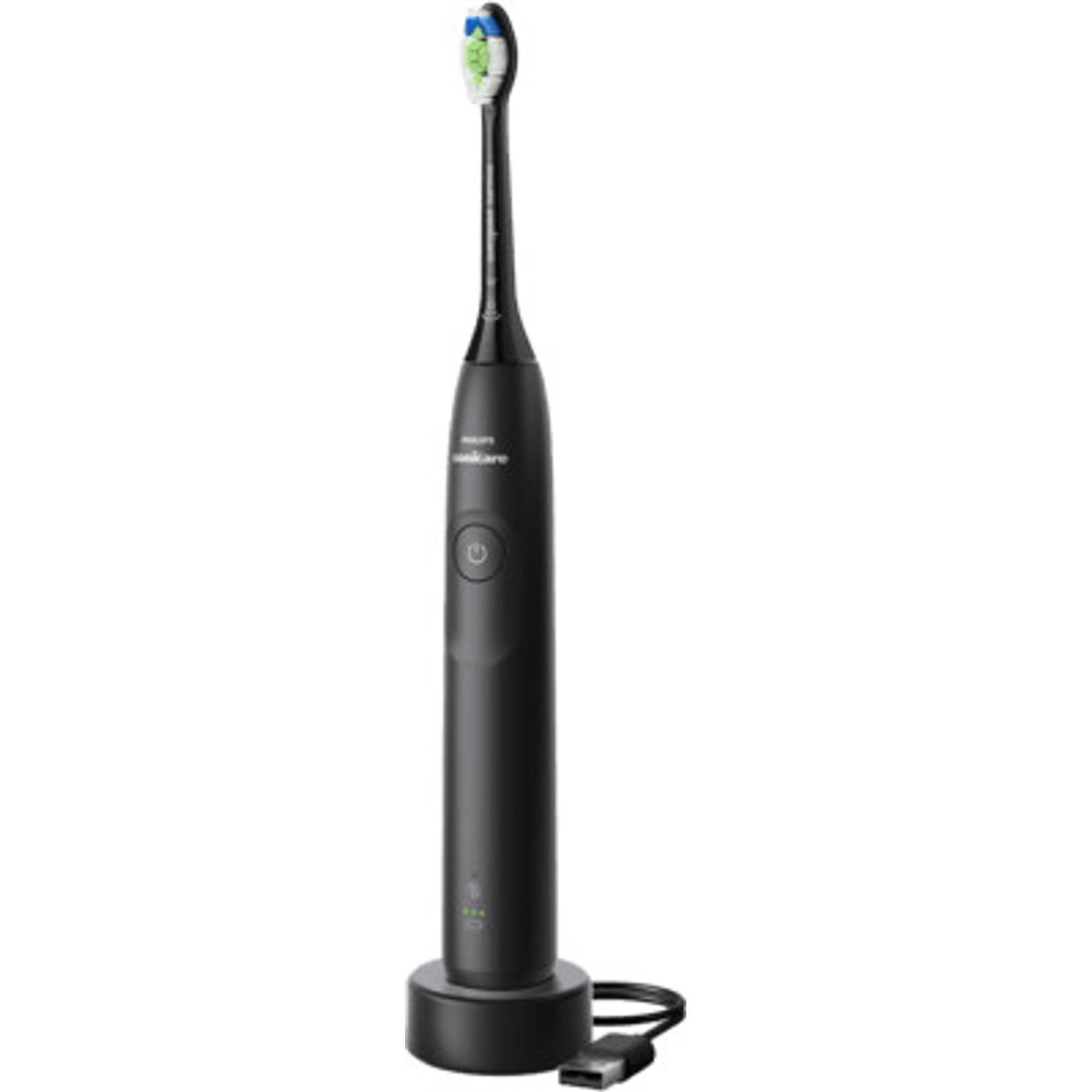 Philips Sonicare 5300 HX7101/ 02 sonický zubní kartáček černý,  tlakový senzor,  BrushSync,  cestovní pouzdro1 