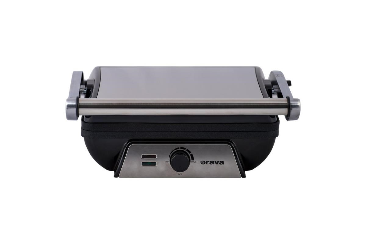 BAZAR - Orava Grillchef 4 elektrický kontaktní gril,  2000 W,  regulace teploty,  manuální ovládání,  tepelně izolovaná ruko3 