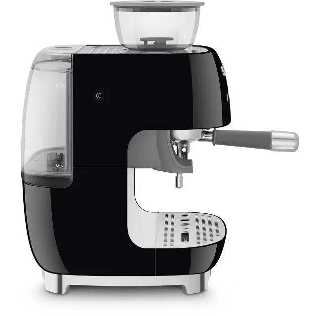 Smeg EGF03BLEU Retro Style pákový kávovar,  černý,  integrovaný mlýnek,  20 bar,  2, 4 l,  1650 W2 