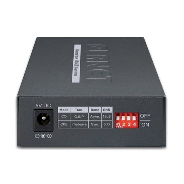 Planet VC-231Gv2,  Eth. VDSL2 konvertor,  1000Base-T,  master/ slave,  profil 30a/ 35b,  G.993.5 Vectoring,  G.INP,  RJ-112 