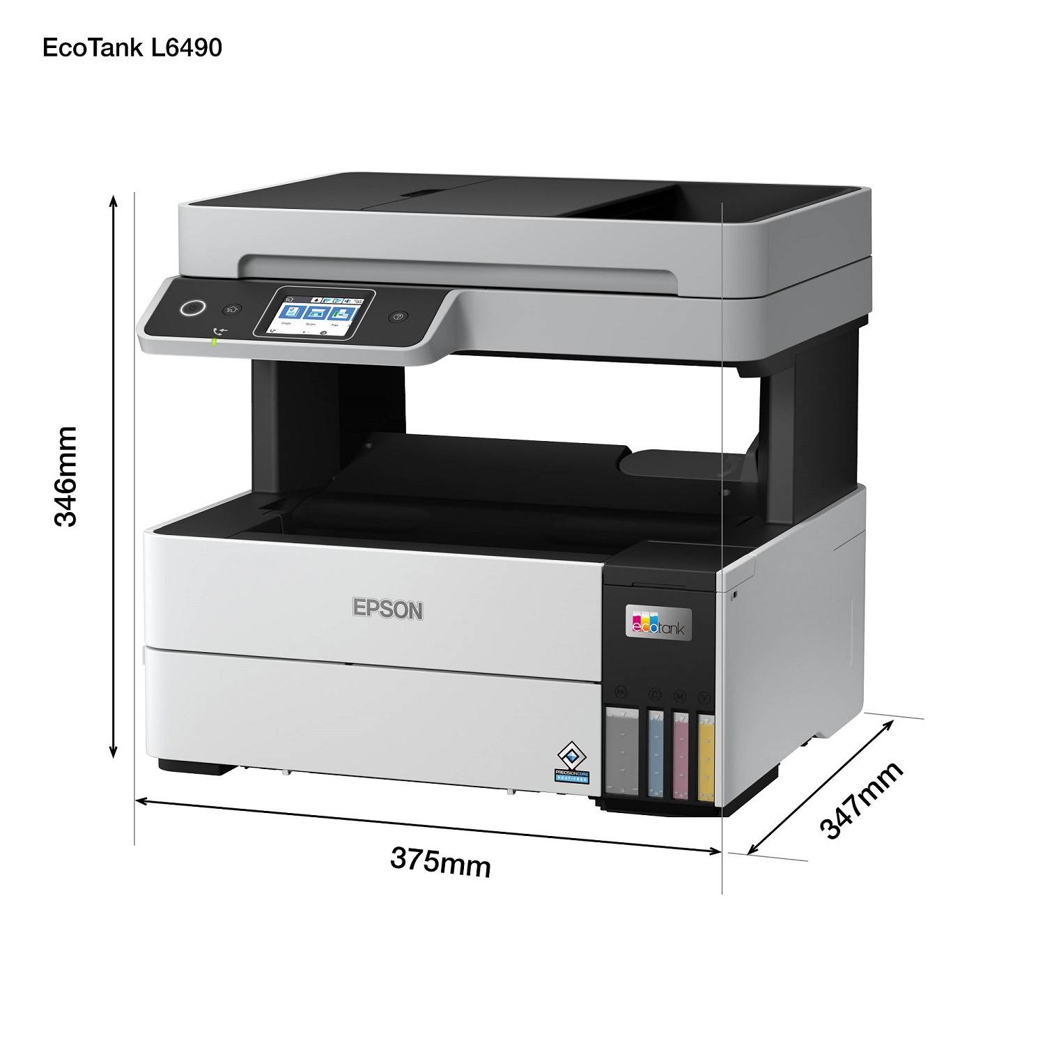 Atramentová tlačiareň EPSON EcoTank L6490,  4v1,  A4,  1200x4800dpi,  37 str./ min,  USB,  duplex,  3 roky záruka po registráci6 