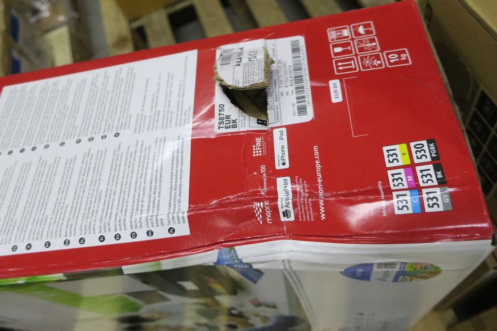 BAZAR - Canon PIXMA Tiskárna TS8750 Černá MF(tisk, kopírka, sken, cloud) A4,  15obr./ min.,  LCD,  USB,  Wi-Fi - Poškozený obal6 