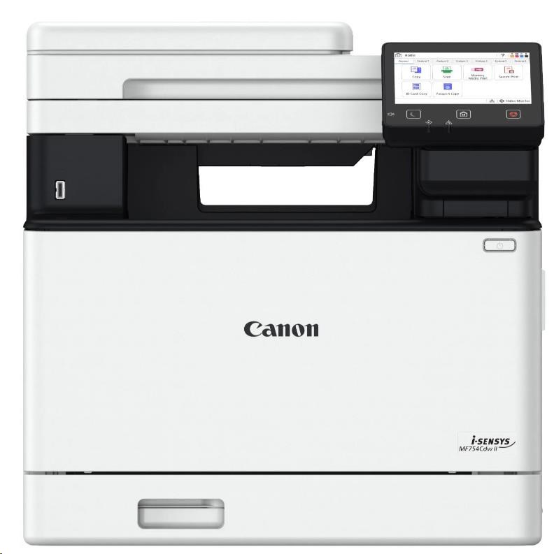 BAZAR - Canon i-SENSYS MF754Cdw II barevná,  MF (tisk,  kopírka,  sken,  fax),  duplex,  DADF,  USB,  LAN,  Wi-Fi - Poškozený oba0 