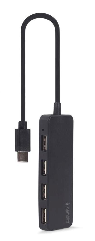 GEMBIRD hub,  4-port USB 2.0,  Type-C0 