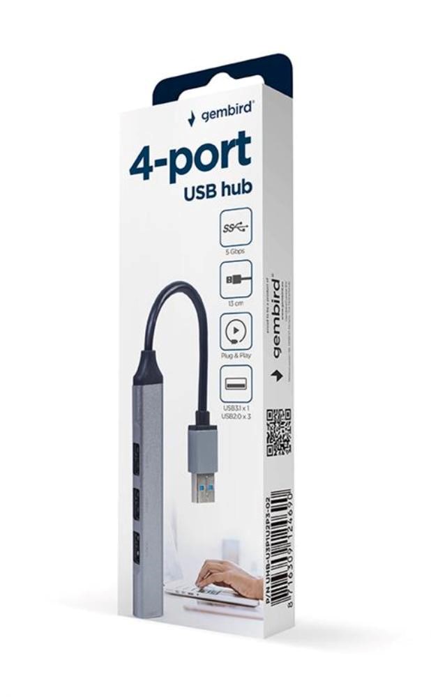 GEMBIRD hub,  4-port USB 3.13 