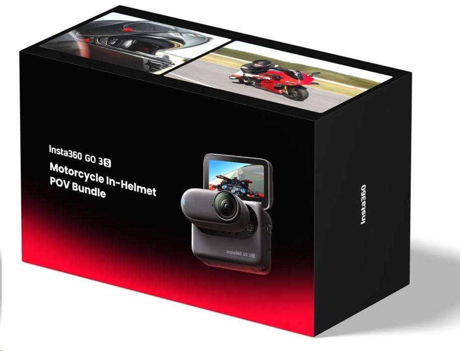 Insta360 GO 3S 128 GB Motorcycle In-Helmet POV Bundle0 