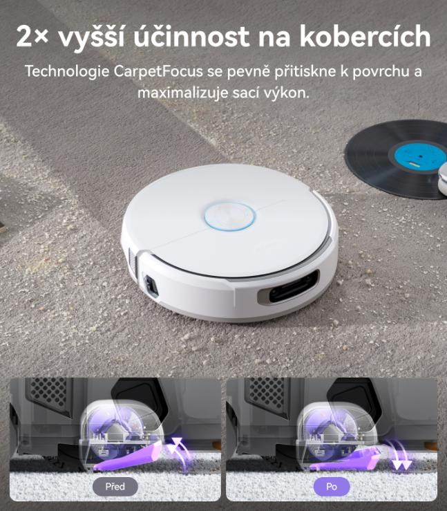 BAZAR - Narwal Flow compact station - AI robotický vysavač s pásovým mopem a samočistící stanicí s napojením na odpad -6 